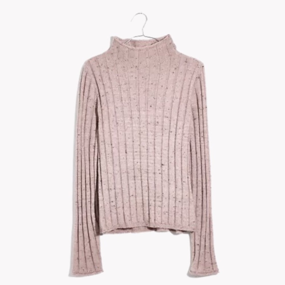 Madewell Donegal Evercrest Turtleneck Sweater in Coziest Yarn L